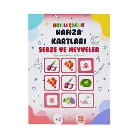 Bubu Sebze ve Meyveler Akıllı Çocuk Hafıza Kartları