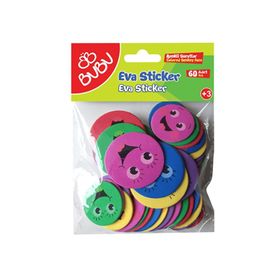 Bubu ST0142 Sticker Renkli Suratlar 60'lı Eva