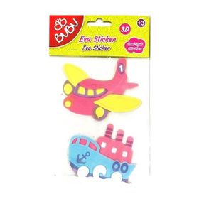 Bubu Uçak 3D Boyama ve Puzzle Seti