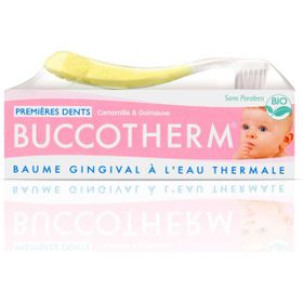 Buccotherm 0-2 Yaş Organik Sertifikalı 50 ml Diş Macunu + Sarı Diş Fırçası