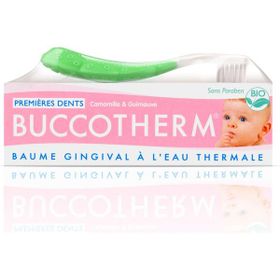 Buccotherm 0-2 Yaş Organik Sertifikalı 50 ml Diş Macunu + Yeşil Diş Fırçası