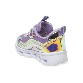Buckhead 4246 Trioshiny Hologram Işıklı Lila Kız Çocuk Spor Ayakkabı