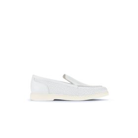 Bueno Shoes 01MA8200 Beyaz Flotter Deri Erkek Loafer