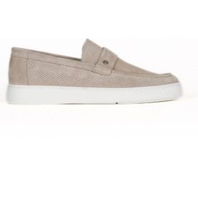 Bueno Shoes 01ME9500 Bej Süet Erkek Günlük Ayakkabı
