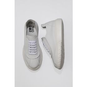 Bueno Shoes 01MQ4904 Beyaz Flotter Deri Erkek Spor Ayakkabı