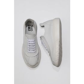 Bueno Shoes 01MQ4904 Beyaz Flotter Deri Erkek Spor Ayakkabı