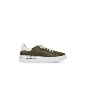 Bueno Shoes 01MR4804 Yeşil Deri Erkek Spor Ayakkabı