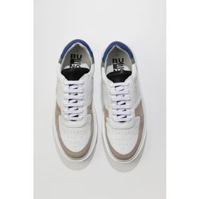 Bueno Shoes 01mu10405 Beyaz Deri Süet Erkek Spor Ayakkabı