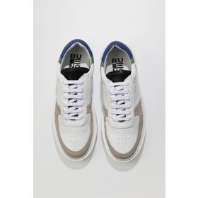 Bueno Shoes 01mu10405 Beyaz Deri Süet Erkek Spor Ayakkabı