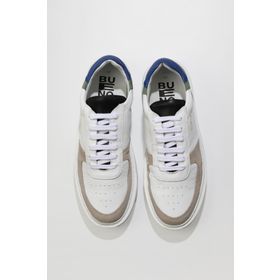 Bueno Shoes 01mu10405 Beyaz Deri Süet Erkek Spor Ayakkabı