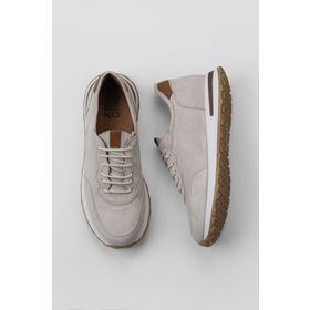 Bueno Shoes 01MV11500 Bej Süet Erkek Spor Ayakkabı