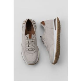 Bueno Shoes 01MV11500 Bej Süet Erkek Spor Ayakkabı
