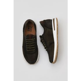 Bueno Shoes 01MV11500 Haki Süet Erkek Spor Ayakkabı