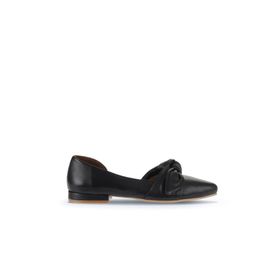 Bueno Shoes 01WA0301 Siyah Deri Kadın Babet