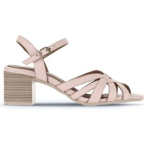 Bueno Shoes 01WA2800 Pudra Deri Kadın Topuklu Sandalet