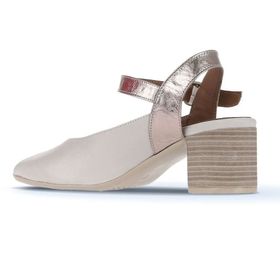 Bueno Shoes 01WA2811 Gri Multi Deri Kadın Topuklu Sandalet
