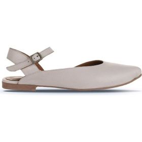 Bueno Shoes 01WA3310 Gri Deri Kadın Düz Sandalet