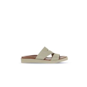 Bueno Shoes 01WA5406 Yeşil Alf Süet Kadın Düz Terlik