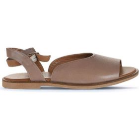 Bueno Shoes 01WA5702 Gri Deri Kadın Düz Sandalet