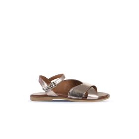 Bueno Shoes 01WA5703 Vizon Deri Düz Kadın Sandalet