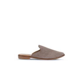 Bueno Shoes 01WA7006 Gri Koyu Alf Süet Düz Kadın Terlik