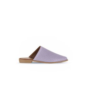 Bueno Shoes 01WA9200 Lila Deri Kadın Düz Terlik