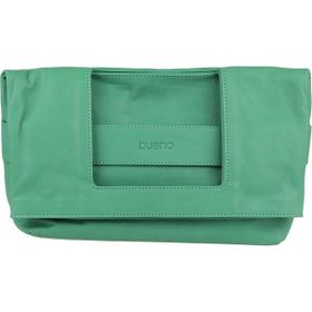 Bueno Shoes 01wbs7324 Yeşil Deri Kadın Portföy Çanta