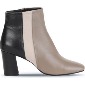 Bueno Shoes 01WD1001 Gri Multi Deri Kadın Topuklu Bot