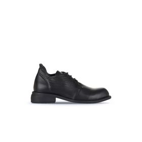 Bueno Shoes 01WD1901 Siyah Deri Kadın Az Topuklu Ayakkabı