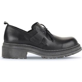 Bueno Shoes 01WD2105 Siyah Deri Kadın Klasik Ayakkabı