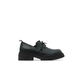Bueno Shoes 01WD2105 Yeşil Deri Kadın Klasik Ayakkabı