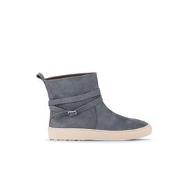 Bueno Shoes 01WD2601 Gri Nubuk Kadın Düz Bot