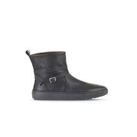 Bueno Shoes 01WD2601 Siyah Deri Kadın Düz Bot