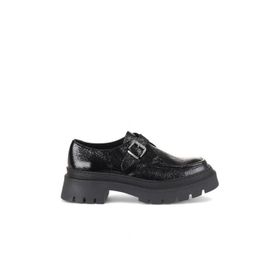 Bueno Shoes 01WD3301 Siyah Deri Kadın Klasik Ayakkabı