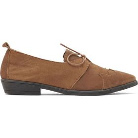 Bueno Shoes 01WD3602 Açık Kahverengi Nubuk Kadın Günlük Ayakkabı