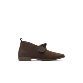 Bueno Shoes 01WD3702 Kahverengi Nubuk Kadın Düz Bot