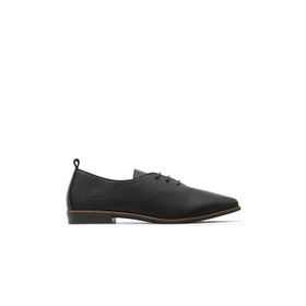 Bueno Shoes 01WD3706 Siyah Deri Kadın Günlük Ayakkabı