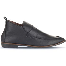 Bueno Shoes 01WD3707 Siyah Deri Kadın Düz Bot