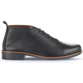 Bueno Shoes 01WD3805 Siyah Deri Kadın Düz Bot