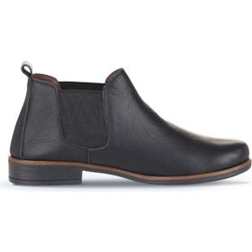 Bueno Shoes 01WD3810 Siyah Deri Kadın Düz Bot