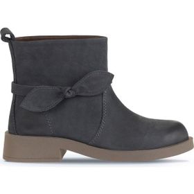 Bueno Shoes 01WD3904 Gri Nubuk Kadın Topuklu Bot