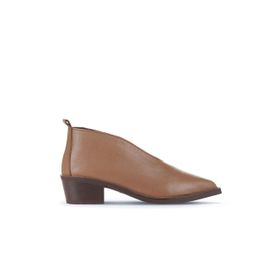 Bueno Shoes 01WD4004 Kahverengi Deri Kadın Topuklu Bot
