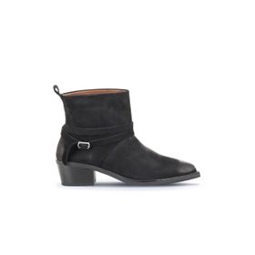 Bueno Shoes 01WD4006 Siyah Nubuk Topuklu Kadın Bot