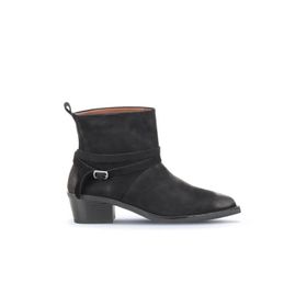 Bueno Shoes 01WD4006 Siyah Nubuk Topuklu Kadın Bot