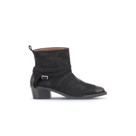 Bueno Shoes 01WD4006 Siyah Nubuk Topuklu Kadın Bot