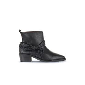 Bueno Shoes 01WD4007 Siyah Deri Topuklu Kadın Bot