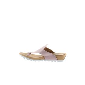 Bueno Shoes 01WE0604 Pembe Deri Kadın Parmak Arası Terlik