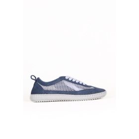 Bueno Shoes 01WE1805 Mavi Süet Kadın Günlük Ayakkabı