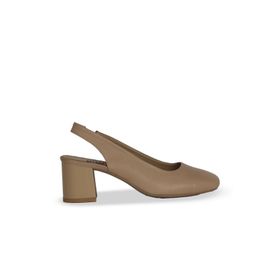 Bueno Shoes 01WE5600 Vizon Deri Kadın Topuklu Ayakkabı