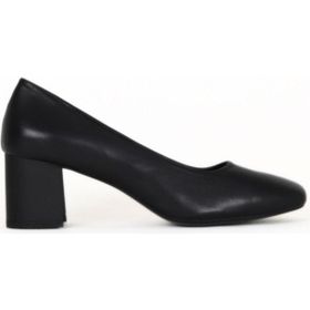 Bueno Shoes 01WE5601 Siyah Deri Kadın Topuklu Ayakkabı